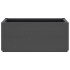 Jardinera PP gris oscuro 80x36x35