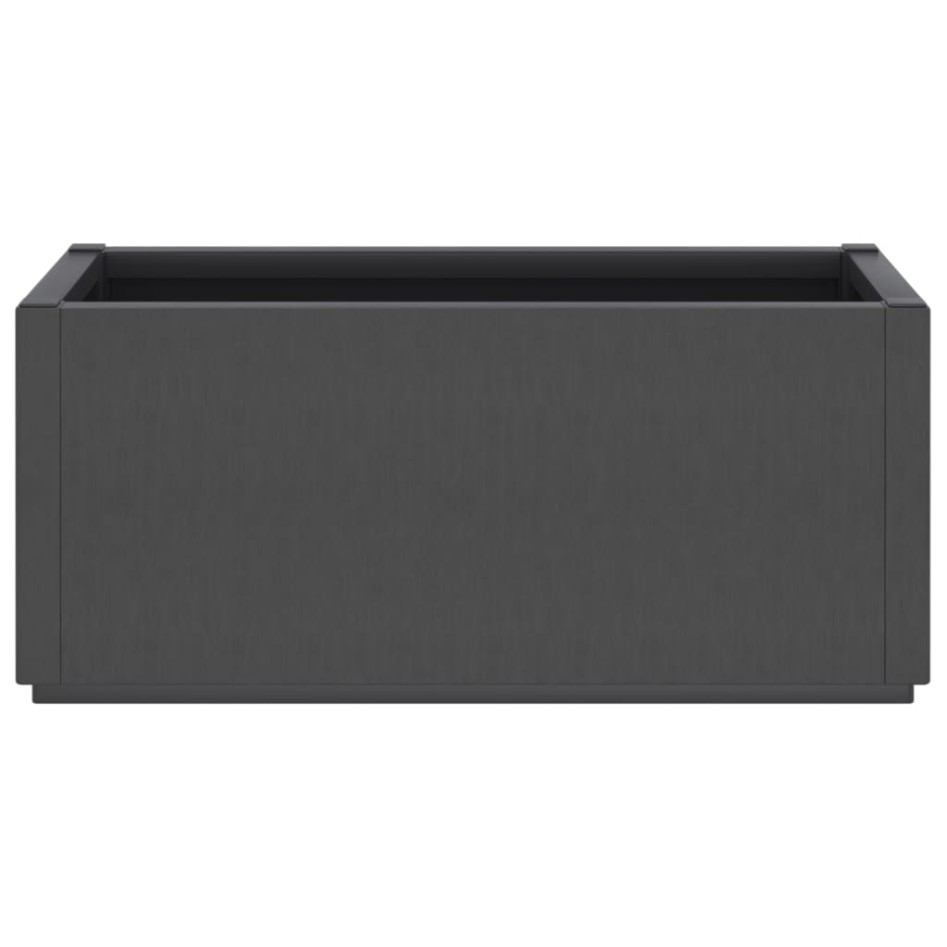 Jardinera PP gris oscuro 80x36x35