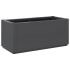 Jardinera PP gris oscuro 80x36x35