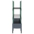 Jardinera con enrejado PP azul gris 160x40x142,5