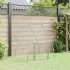 Jaula para gallinas acero galvanizado plateado 100x105x120