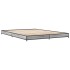 Estructura cama madera ingeniería metal gris Sonoma 120x200
