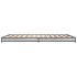 Estructura cama madera ingeniería metal gris Sonoma 120x200