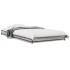 Estructura cama madera ingeniería metal gris Sonoma 75x190