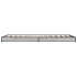 Estructura cama madera ingeniería metal gris Sonoma 75x190