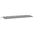 Cojines de banco de jardín 2 uds tela Oxford gris 180x50x7