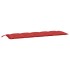 Cojines de banco de jardín 2 uds tela Oxford rojo 180x50x7