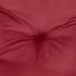 Cojines silla de jardín 6 uds tela Oxford rojo tinto 40x40x7