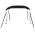 Toldo bimini de 2 arcos negro 180x130x110