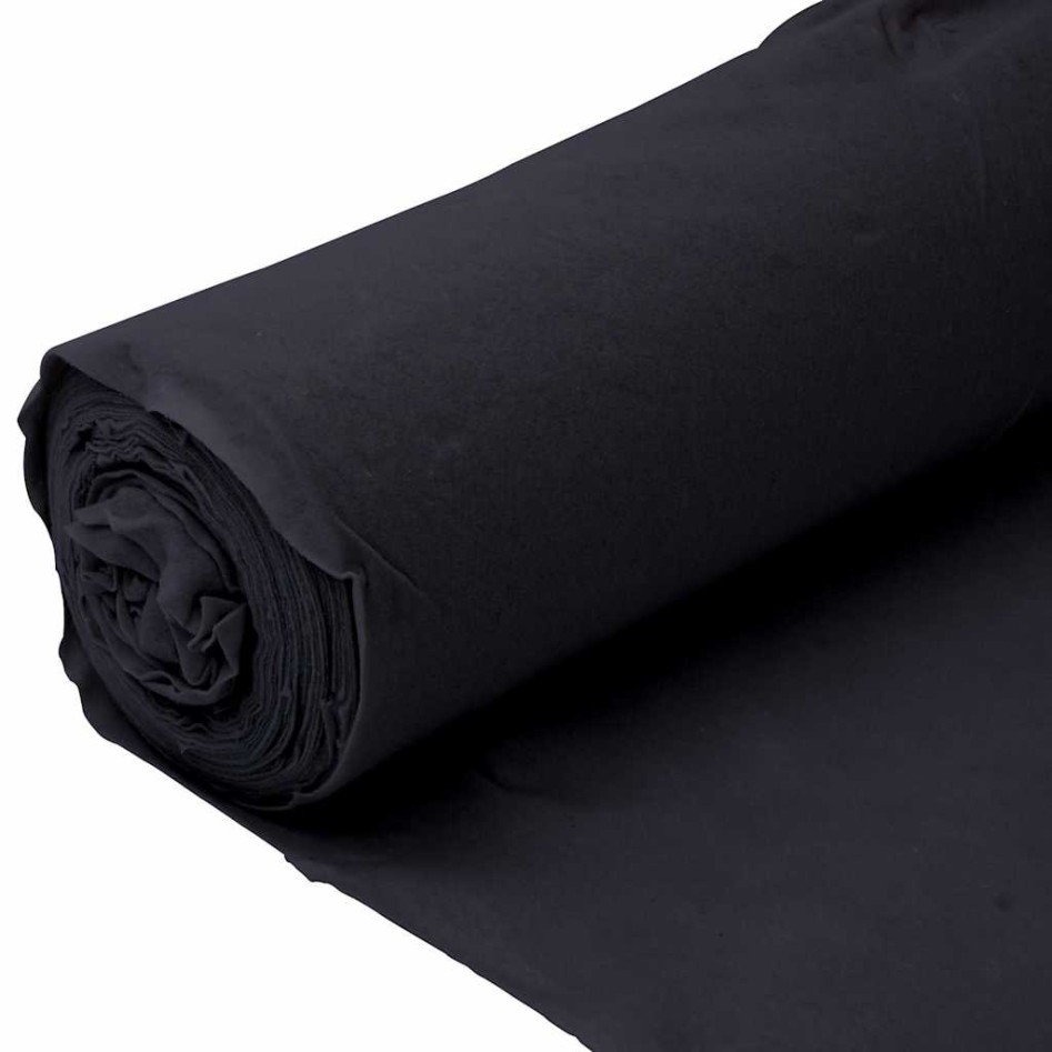 Membrana geotextil fibra de poliéster negro 1x10