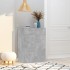 Mueble zapatero de contrachapada gris hormigón 60x35x84