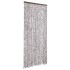 Cortina antimoscas chenilla marrón y beige 100x230