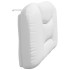 Cabecero de cama acolchado cuero sintético blanco 100