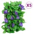 Enrejado expansible hiedra artificial verde 5 uds 180x20
