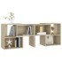 Mueble de TV madera contrachapada roble Sonoma 104x30x52