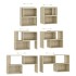 Mueble de TV madera contrachapada roble Sonoma 104x30x52