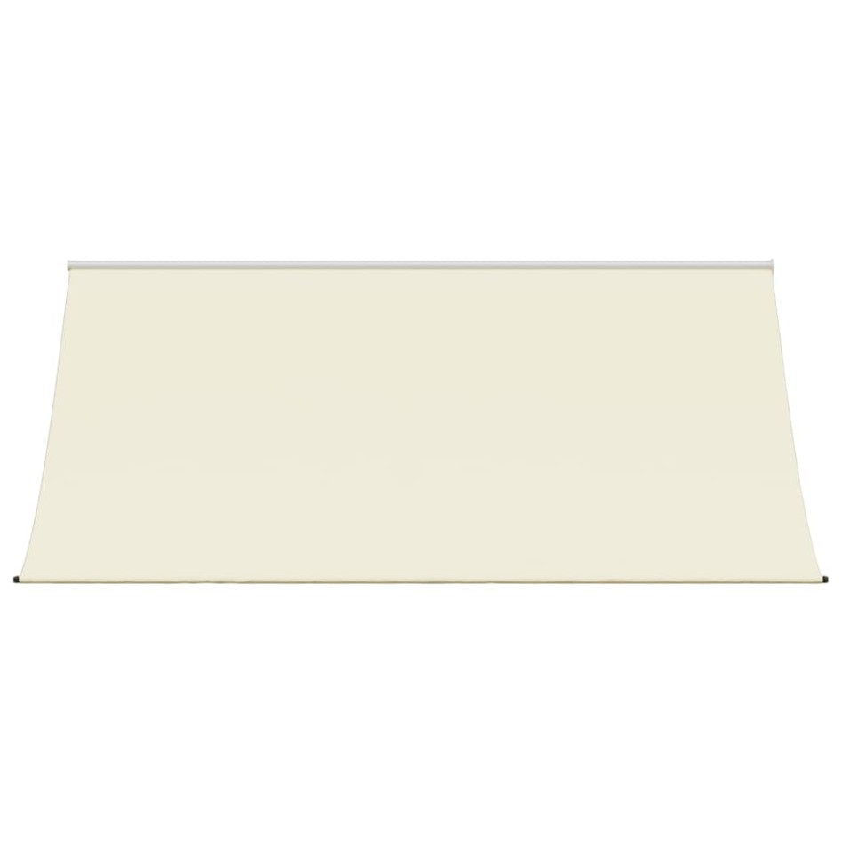 Toldo retráctil de tela y acero crema 300x150