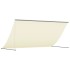 Toldo retráctil de tela y acero crema 300x150