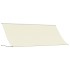 Toldo retráctil de tela y acero crema 400x150