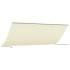 Toldo retráctil de tela y acero crema 400x150