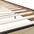 Estructura cama madera ingeniería metal roble Sonoma 100x200