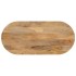 Tablero de mesa ovalado madera maciza de mango 120x50x3,8