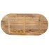 Tablero de mesa ovalado madera maciza de mango 120x50x3,8