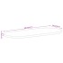 Tablero de mesa ovalado madera maciza de mango 120x50x3,8