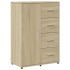 Aparador de madera de ingeniería roble Sonoma 60x31x84