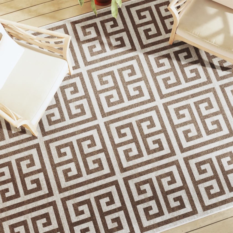 Alfombra interior exterior antideslizante pelo corto 190x300