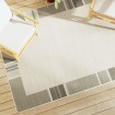 Alfombra interior exterior antideslizante pelo corto 160x230 cm