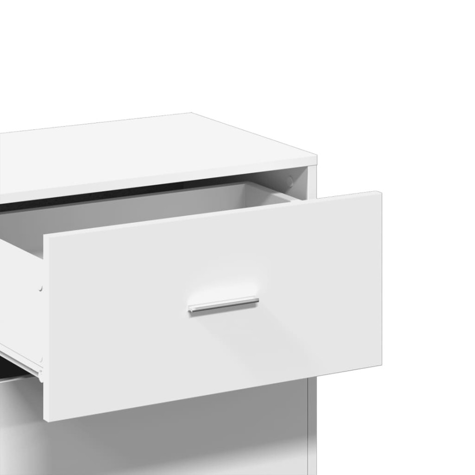 Armario de almacenaje madera de ingeniería blanco 56,5x39x90