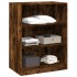 Armario de madera de ingeniería roble ahumado 77x48x102