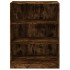 Armario de madera de ingeniería roble ahumado 77x48x102
