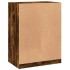 Armario de madera de ingeniería roble ahumado 77x48x102