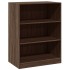 Armario de madera de ingeniería marrón roble 77x48x102