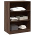 Armario de madera de ingeniería marrón roble 77x48x102