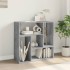 Muebles de TV 2 uds madera ingeniería gris hormigón 75x30x50