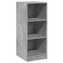 Armario de madera de ingeniería gris hormigón 48x41x102