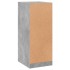 Armario de madera de ingeniería gris hormigón 48x41x102
