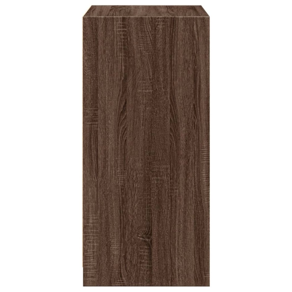 Armario de madera de ingeniería gris Sonoma 48x41x102
