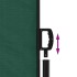 Toldo lateral retráctil verde oscuro 117x300