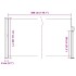 Toldo lateral retráctil verde oscuro 117x300