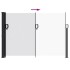 Toldo lateral retráctil blanco 140x300