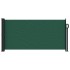 Toldo lateral retráctil verde oscuro 100x500