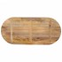 Tablero de mesa ovalado madera maciza de mango 90x40x3,8