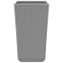 Jardineras 2 unidades PP gris claro 32,5x32,5x57