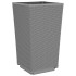 Jardineras 2 unidades PP gris claro 32,5x32,5x57