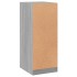 Armario de madera de ingeniería gris Sonoma 48x41x102