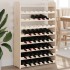Botellero con tablero superior madera de pino 72,5x25x111,5